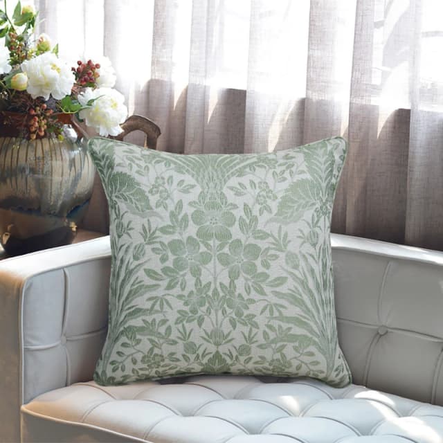 Sundour Keswick Floral Pencil Pleat Curtains - Green Green Cover Only