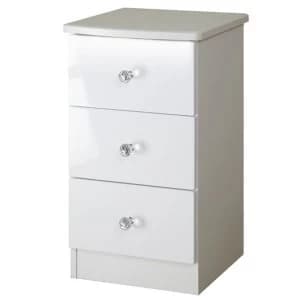 Zodian 3-Drawer Chest - White