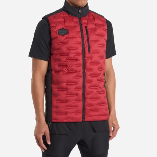Umbro Umbro Men Pro Training Elite Reversible Hybrid Gilet in Light Red Size: large Light Red L Male 5063750342405