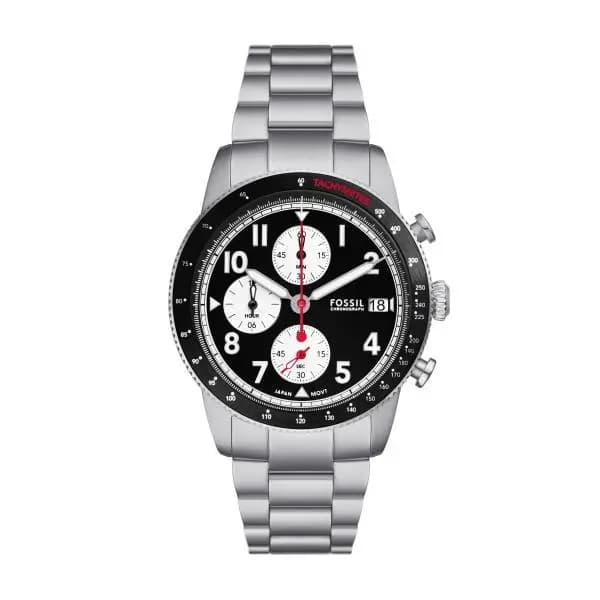 Fossil Sport Tourer Chronograph Stainless Steel Bracelet Mens Watch FS6045 FS6045