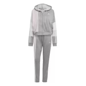 adidas Bold Block Tracksuit Womens - Grey