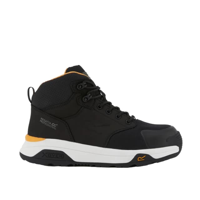 Regatta Professional Mens Nubuck Safety Boots in Black Size: 4 Black Male 4