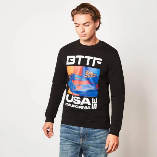 Back to the Future USA35 Unisex Sweatshirt - Black - M