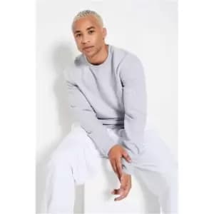 I Saw It First Light Grey Marl Crew Neck Sweatshirt - Grey