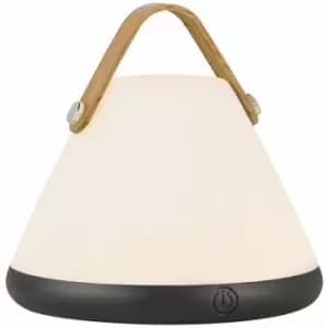 Nordlux Strap LED Dimmable Portable Floor Lamp White, Black, IP54, 2700K