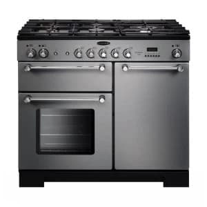 Rangemaster KCH100NGFSS-C Kitchener 100cm Gas Range Cooker Stainless Steel