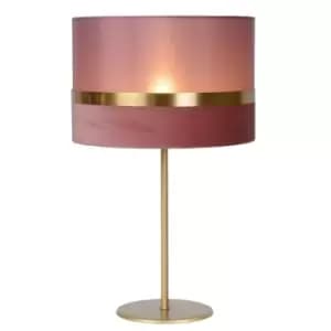 Extravaganza Tusse Retro Table Lamp - Ø30cm - 1xE14 - Pink