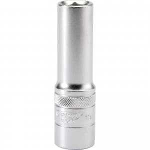 Draper 1/2" Drive Satin Finish Deep Hexagon Socket Metric 1/2" 13mm