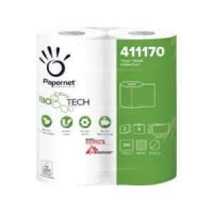 Bio Tech Toilet Roll 2 Ply 250 Sheets Pack of 48 411170