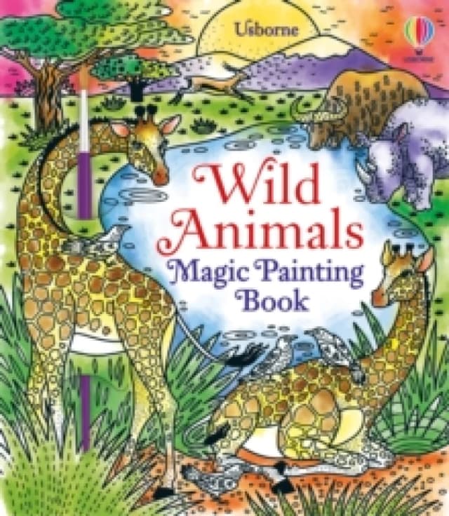 Sam Baer Wild Animals Magic Painting Book Multi unisex