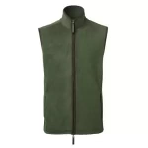 Premier Mens Artisan Fleece Gilet (M) (Moss Green/Brown)