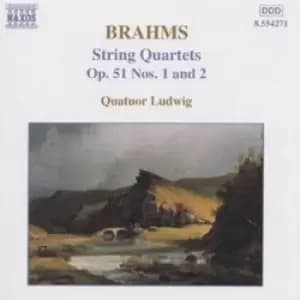 Brahms String Quartets Op 51 Nos 1 and 2 by Johannes Brahms CD Album