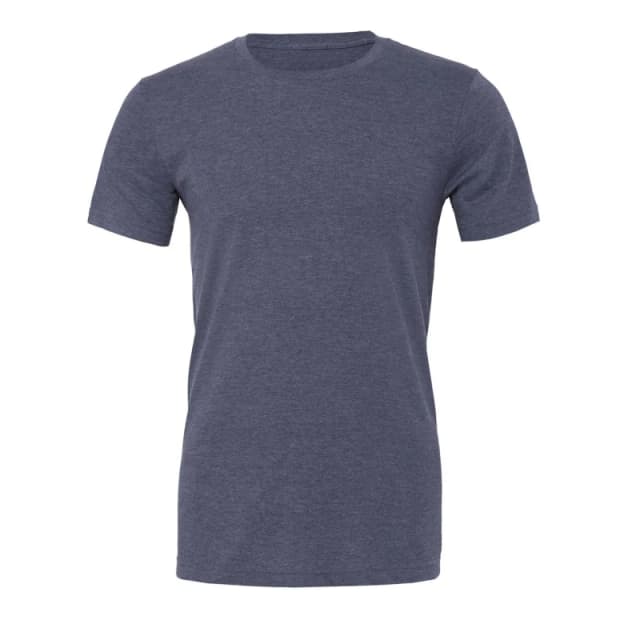 Bella + Canvas Mens T-Shirt in Navy Size: XS Navy Male XS