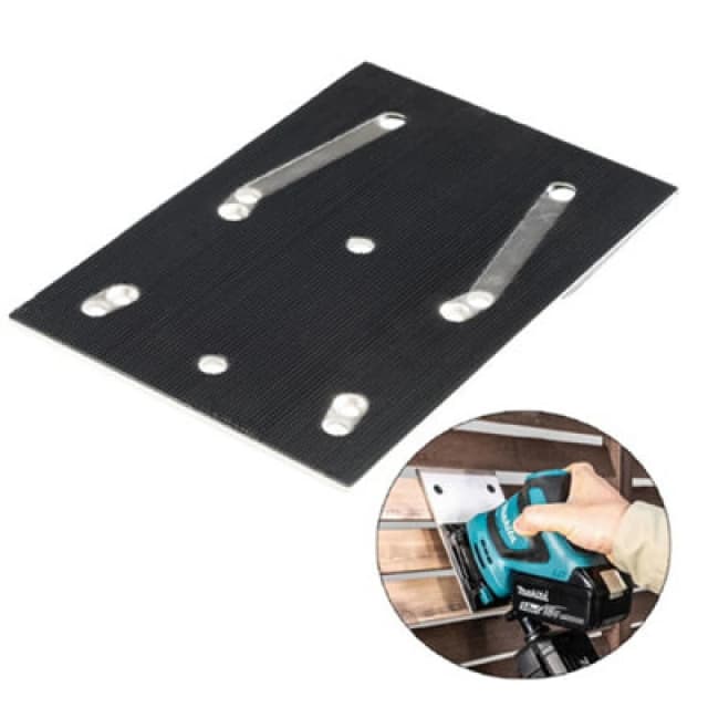 Makita Dbo480Z Dbo481Z 18V 1/4 Palm Sander Rectangular Base Plate Hook Loop