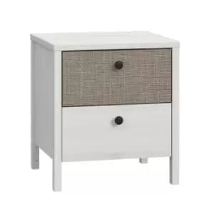 FWStyle 2 Drawer Moondust Bedside