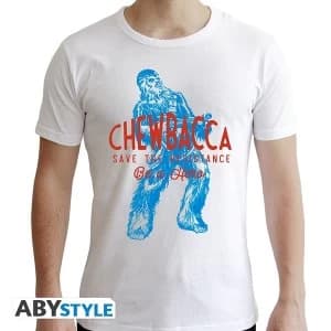 Star Wars - Chewbacca Mens Large T-Shirt - White