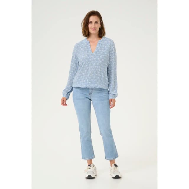 Kaffe Womens blouse KAFFE Ditte Bleu Female 44