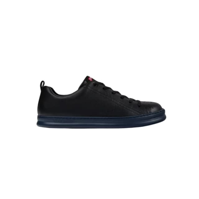 Camper Runner Four Cowhide Mens Lace Up Trainers - Black - Size:UK 6