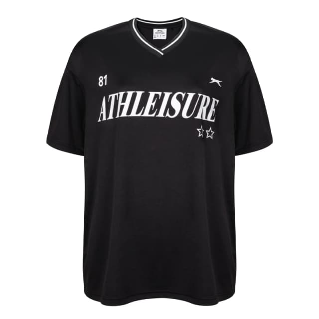 Slazenger Oversized Football Tee Womens - Black 8