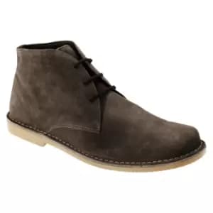 Roamers Mens Real Suede Fulfit Desert Boots (11 UK) (Sand)