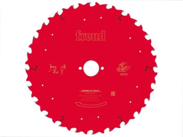 Freud F03Fs09778 Wood Table Saw Blade 254 X 30 X 2.6/1.8mm X 24T Fre03Fs09778