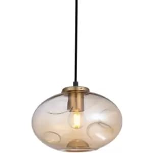 Netlighting Hatella Modern 1 Light Globe Pendant Ceiling Light, E27 - ITLPND-112