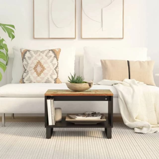 VIDAXL Coffee Table 60x50x40cm Solid Wood Reclaimed Vidaxl 8720845781118