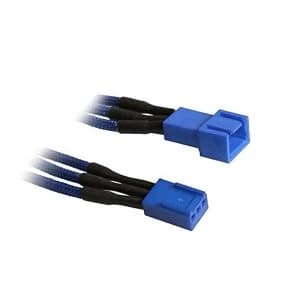 BitFenix Alchemy 3-Pin Extension 90cm - sleeved blue/blue