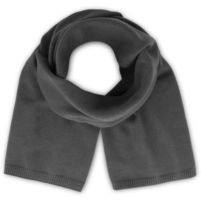 Atlantis Atlantis Men Wind Polyester Scarf in Dark Grey Dark Grey One Size Male 5063750269870