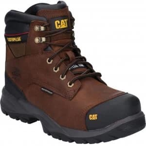 Caterpillar Spiro Waterproof Safety Boot Dark Brown Size 10