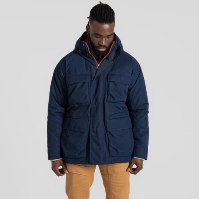 Craghoppers Mens 'Breckon' Waterproof Jacket in Navy Size: Small Navy Male S