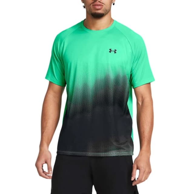 Under Armour Tech Fade Short Sleeve T-Shirt - Green Green S