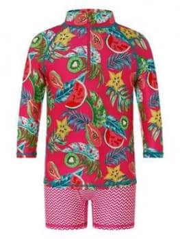 Monsoon Girls S.E.W Inna 2 Pack Sunsafe Set - Pink