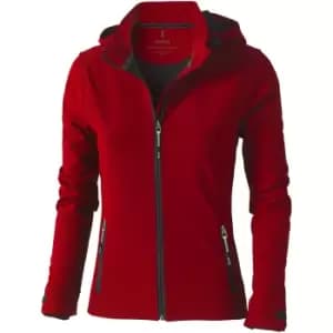 Elevate Womens/Ladies Langley Softshell Jacket (L) (Red)
