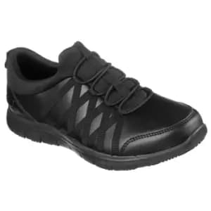 Skechers Womens/Ladies Ghenter Dagsby Leather Safety Shoes (4 UK) (Black)