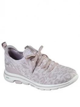 Skechers Go Walk 5 Trainer - Mauve