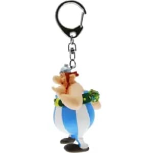 Asterix Keychain Obelix with Flowers 13 cm