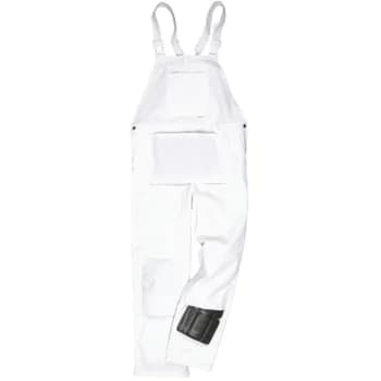 Portwest - S810WHRM - sz M Bolton Painters Bib & Brace - White