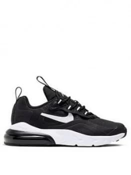 Nike Air Max 270 React Childrens Trainers - Black/White