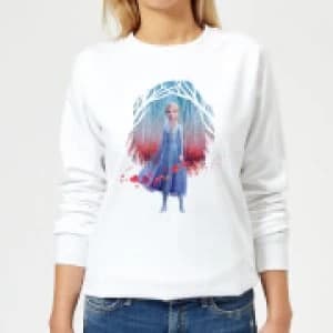 Frozen 2 Find The Way Colour Womens Sweatshirt - White - L