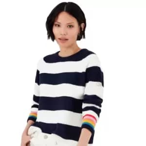 Joules Womens Seaport Relaxed Fit Roll Neck Jumper UK 12- Chest 37', (94cm)