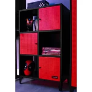 Mesh-Tek Tall Display Cabinet with 6 Cube Storage