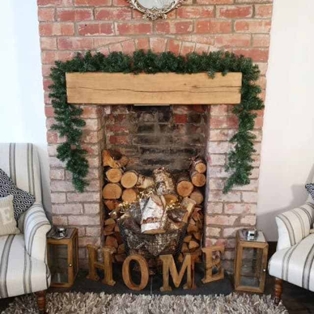 Samuel Alexander 4 Pack 270Cm (9ft) X 25Cm Imperial Pine Christmas Garland Decoration Plain Green