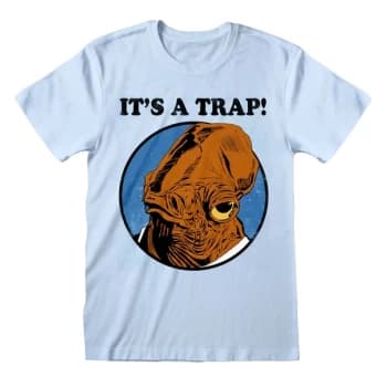 Star Wars - It Is A Trap Unisex Large T-Shirt - Blue