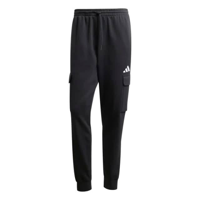 Adidas SPORTSWEAR Essentials Feelcozy Cargo Trousers in Fleece Black Men XS;S;M;L;XL;XXL