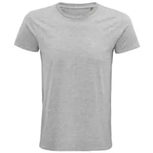 SOLS Unisex Adult Pioneer Organic T-Shirt (XXL) (Grey Marl)