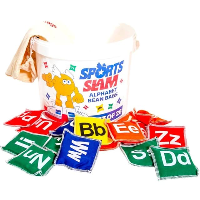 Sports Directory Alphabet Bean Bags Bucket (Set of 26) Neutral unisex One Size