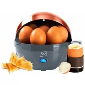 Neodirect - Neo Grey and Copper Electric Egg Boiler Poacher and Steamer