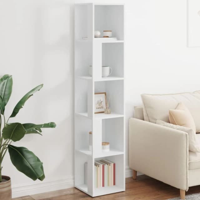VIDAXL Corner Cabinet White 33x33x164.5cm Engineered Wood Vidaxl 8720286650004