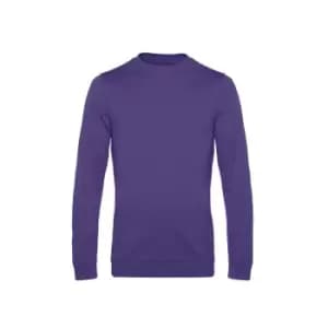B&C Mens Set In Sweatshirt (2XL) (Radiant Purple)